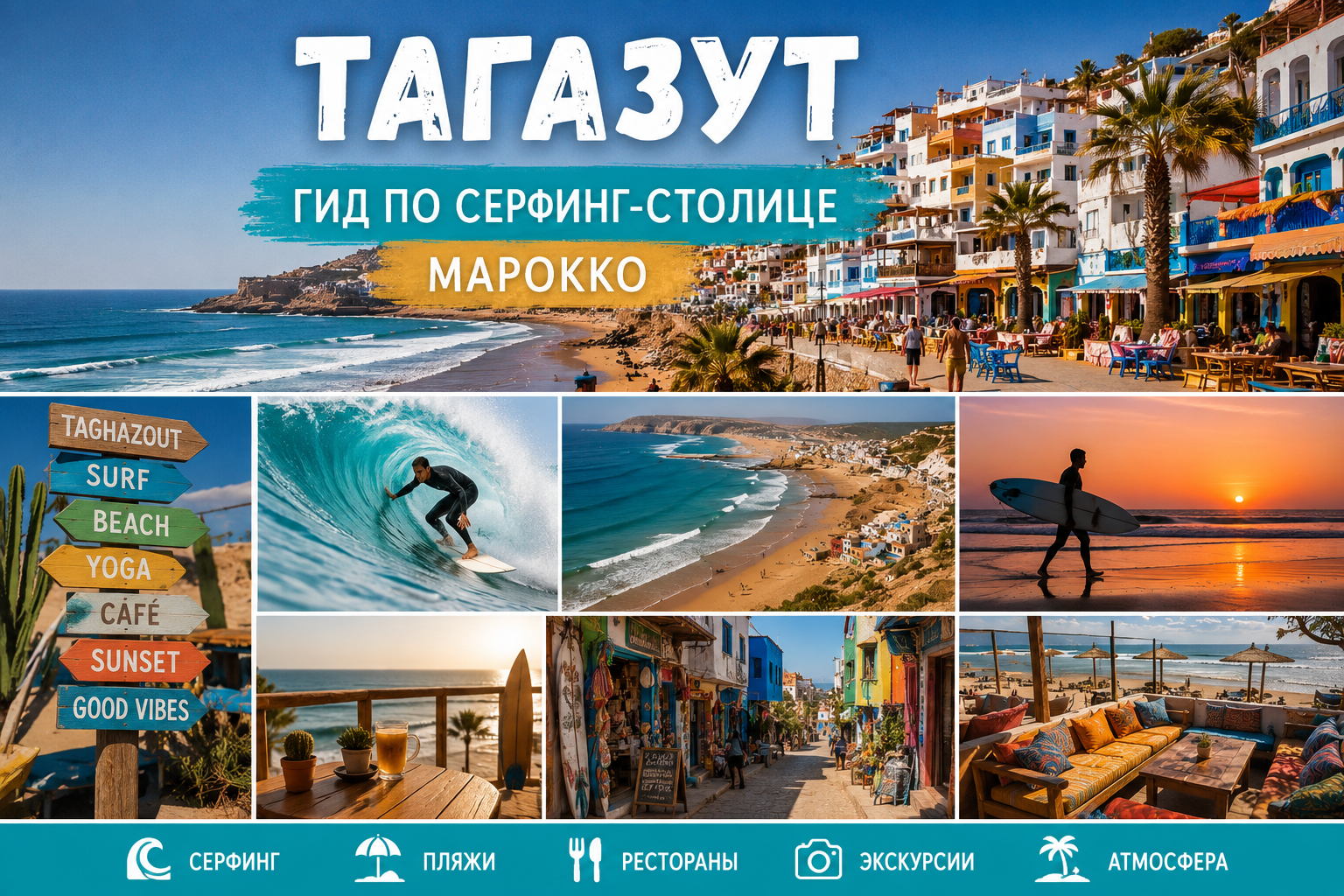 Тагазут — гид по серфинг-столице Марокко
